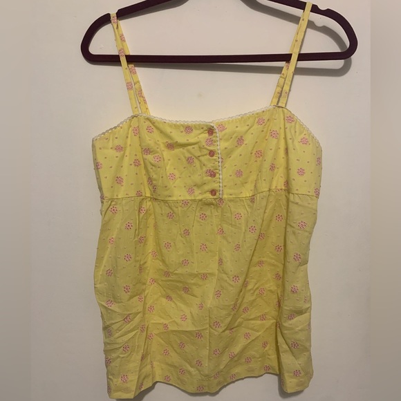 Top Short Sleeve Designer By Lilly Pulitzer In Yellow, Size: S main image 1
